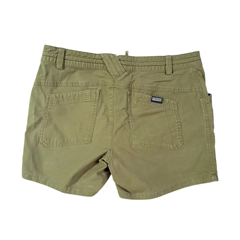 Outdoor Research Women's Wadi Rum Shorts in Khaki Green Size 10